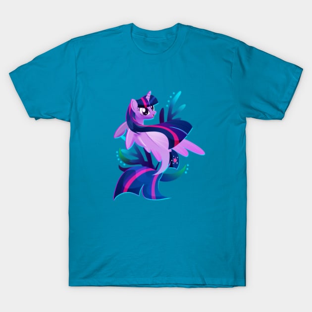 Seapony Twilight Sparkle T-Shirt by Ilona's Store